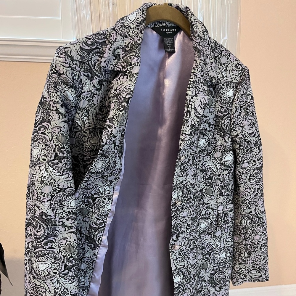 Silkland Knee Length Jacket Petite Medium